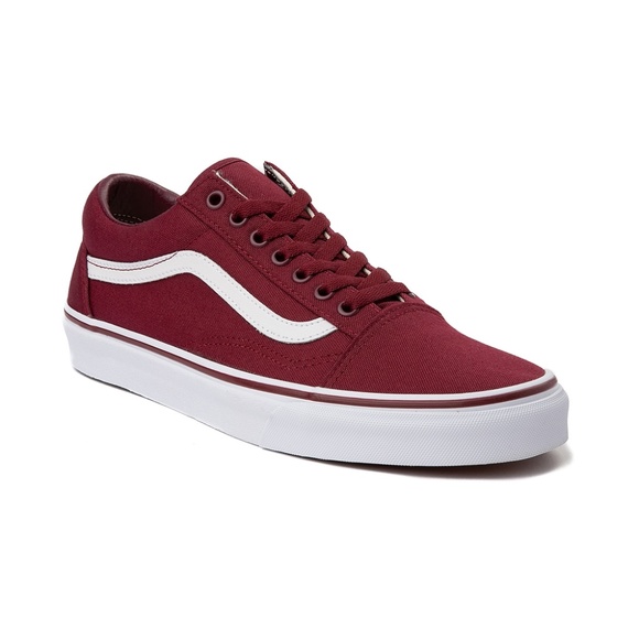 vans burgundy sneakers